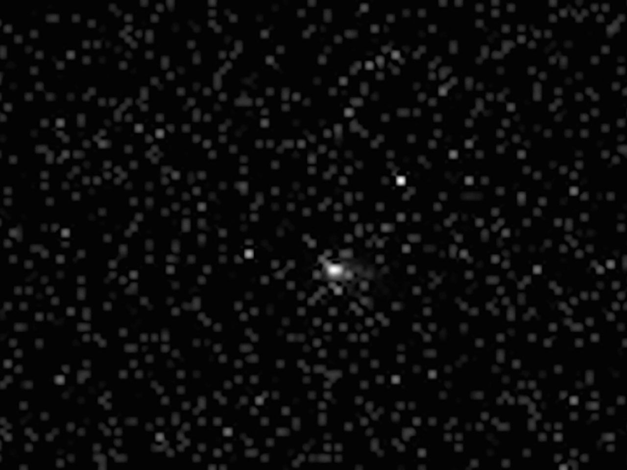 天問一號環繞器高分辨率相機拍攝到的阿特拉斯。（國家航天局）