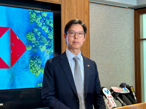 廖宜建稱國家持續開放與合作的決心，為國際市場樂見。（港台圖片）