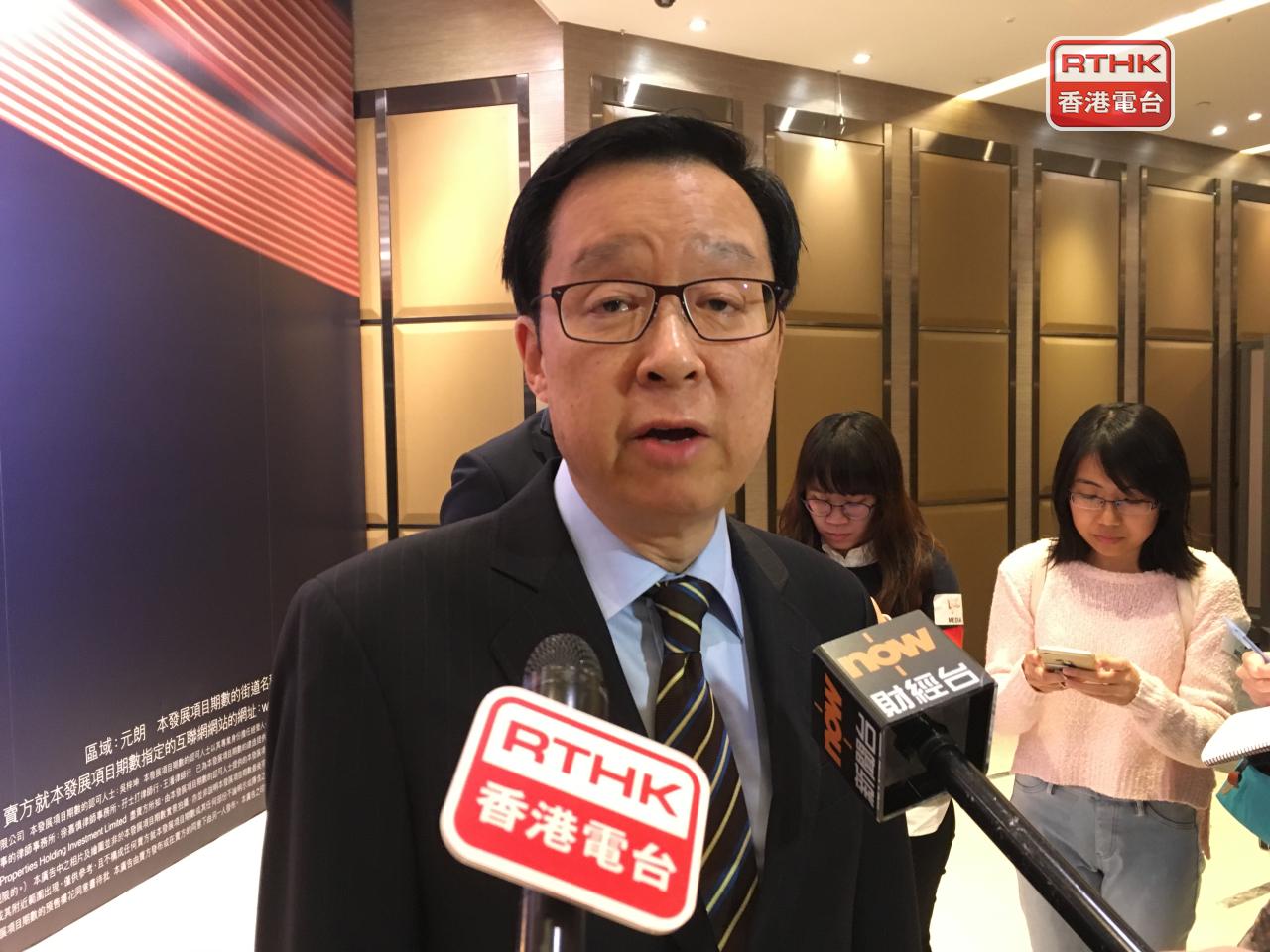 雷霆預計，港鐵屯門第16區站第一期物業發展項目將興建中小型單位為主。（港台圖片）