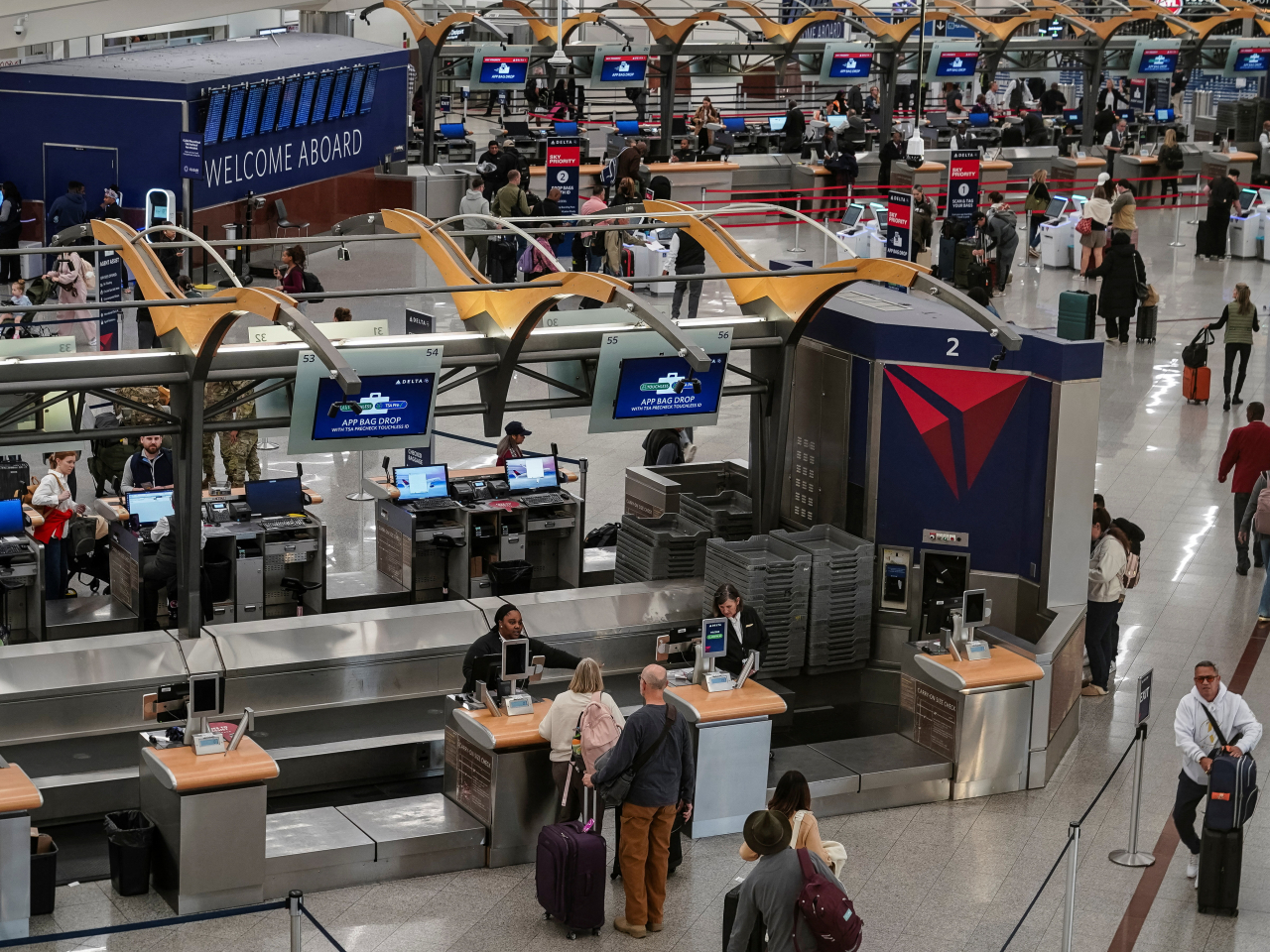 亞特蘭大機場據報在削班機場名單上。（路透社）