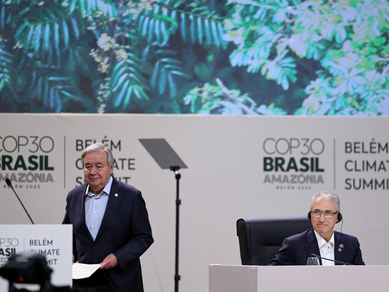 United Nations chief Antonio Guterres told world leaders they can "choose to lead - or be led to ruin." Photo: Reuters