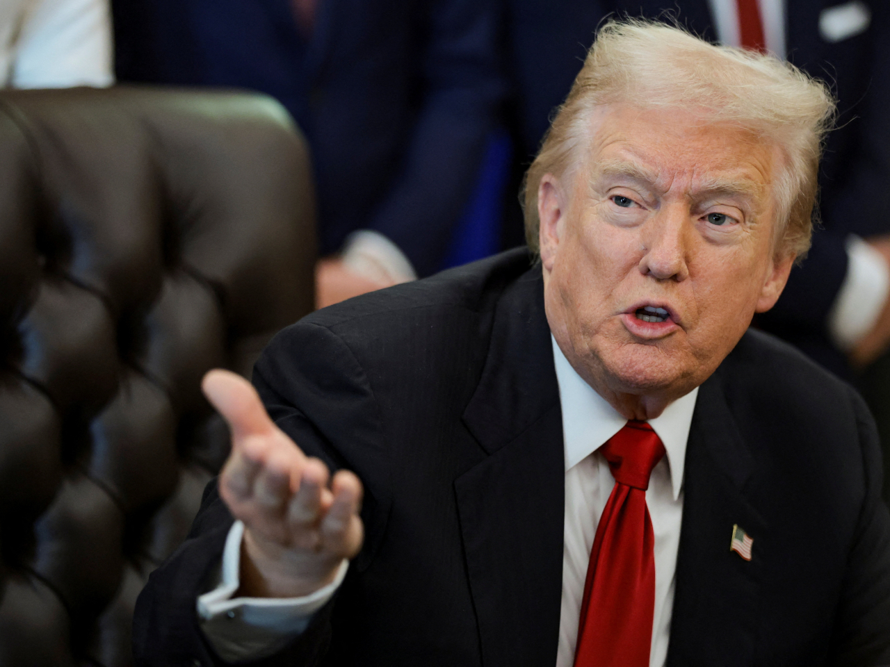 特朗普說，希望政府贏官司，但同時認為必須制定B計劃。(路透社)