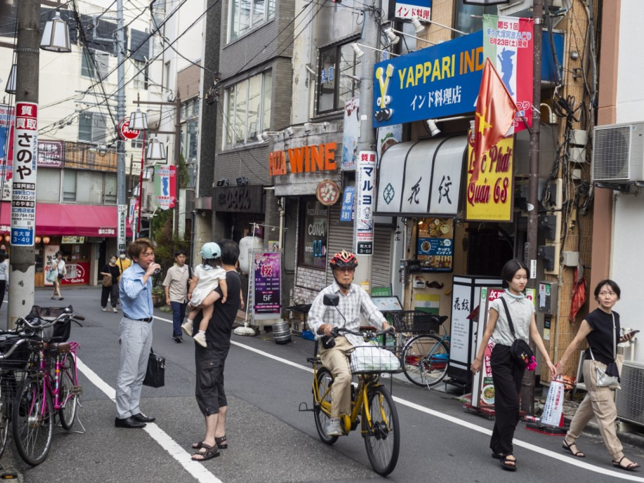 日本9月所有家庭支出按年增長1.8%，增幅低過市場預期中值的2.5%。（法新社資料圖片）