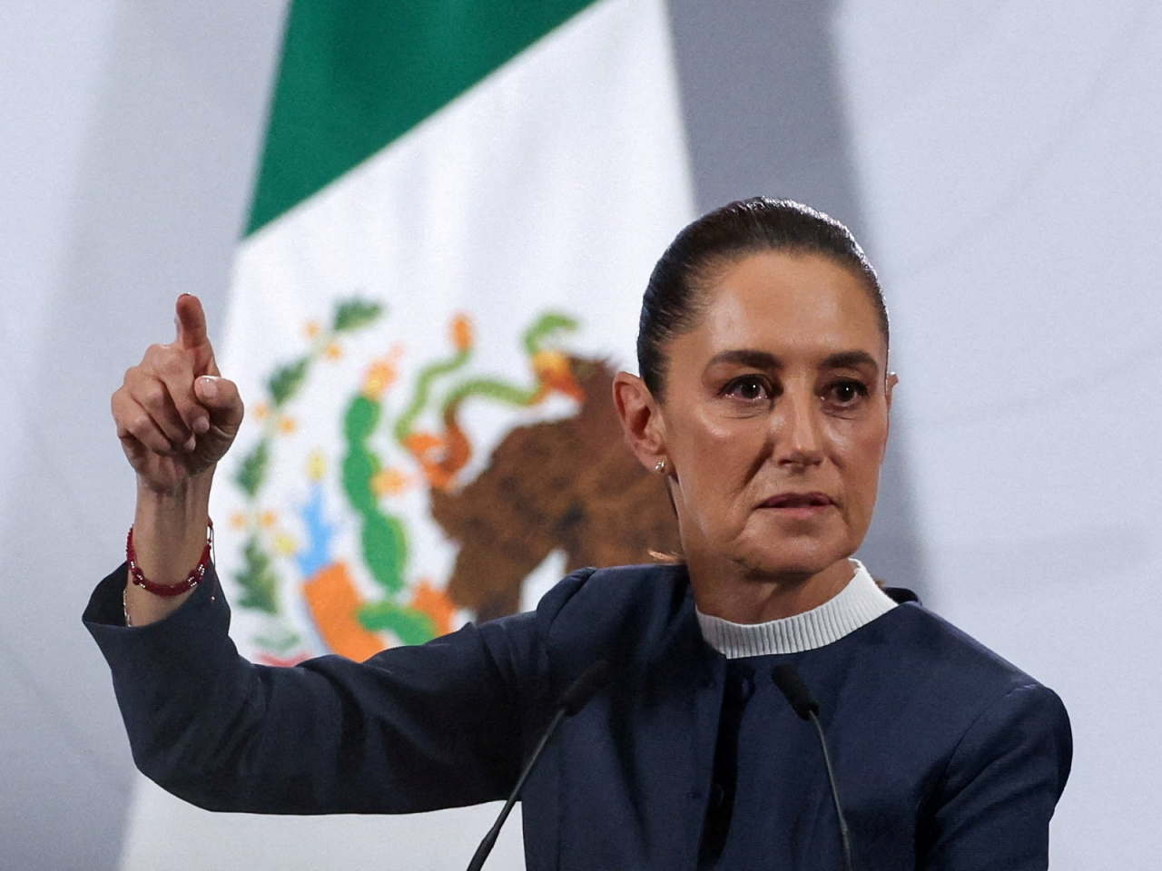 Peruvian lawmakers said Claudia Sheinbaum was unwelcome in the country, days after its government severed diplomatic ties with Mexico for granting asylum to former prime minister Betssy Chavez. File photo: Reuters