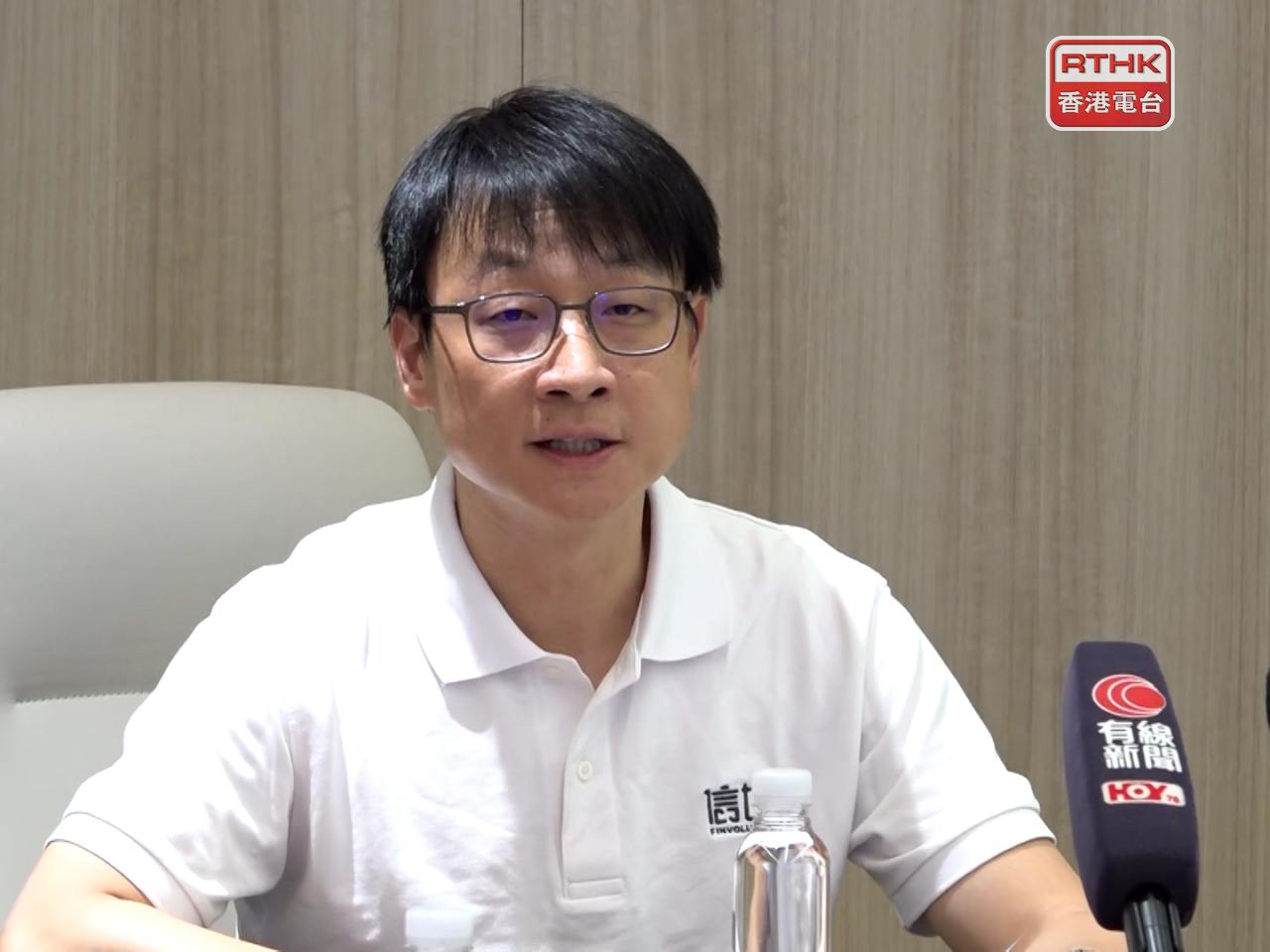 王玉翔表示，投資推廣署等方面支援起到橋樑作用。（劉澤浩攝）