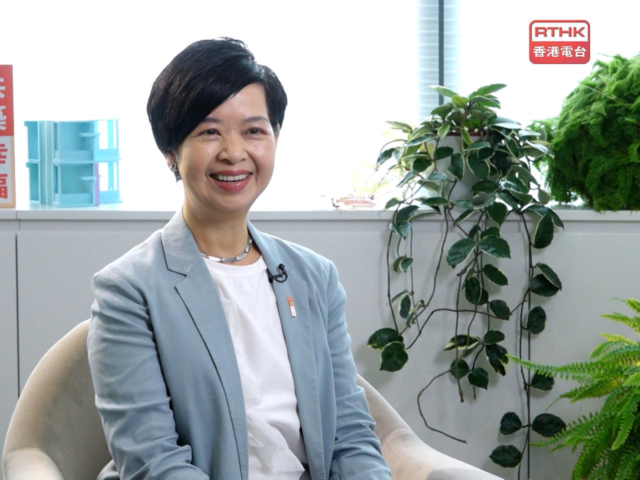 何永賢表示，努力提供資助出售房屋的供應，讓市民邁向更高的房屋階梯。（港台圖片）