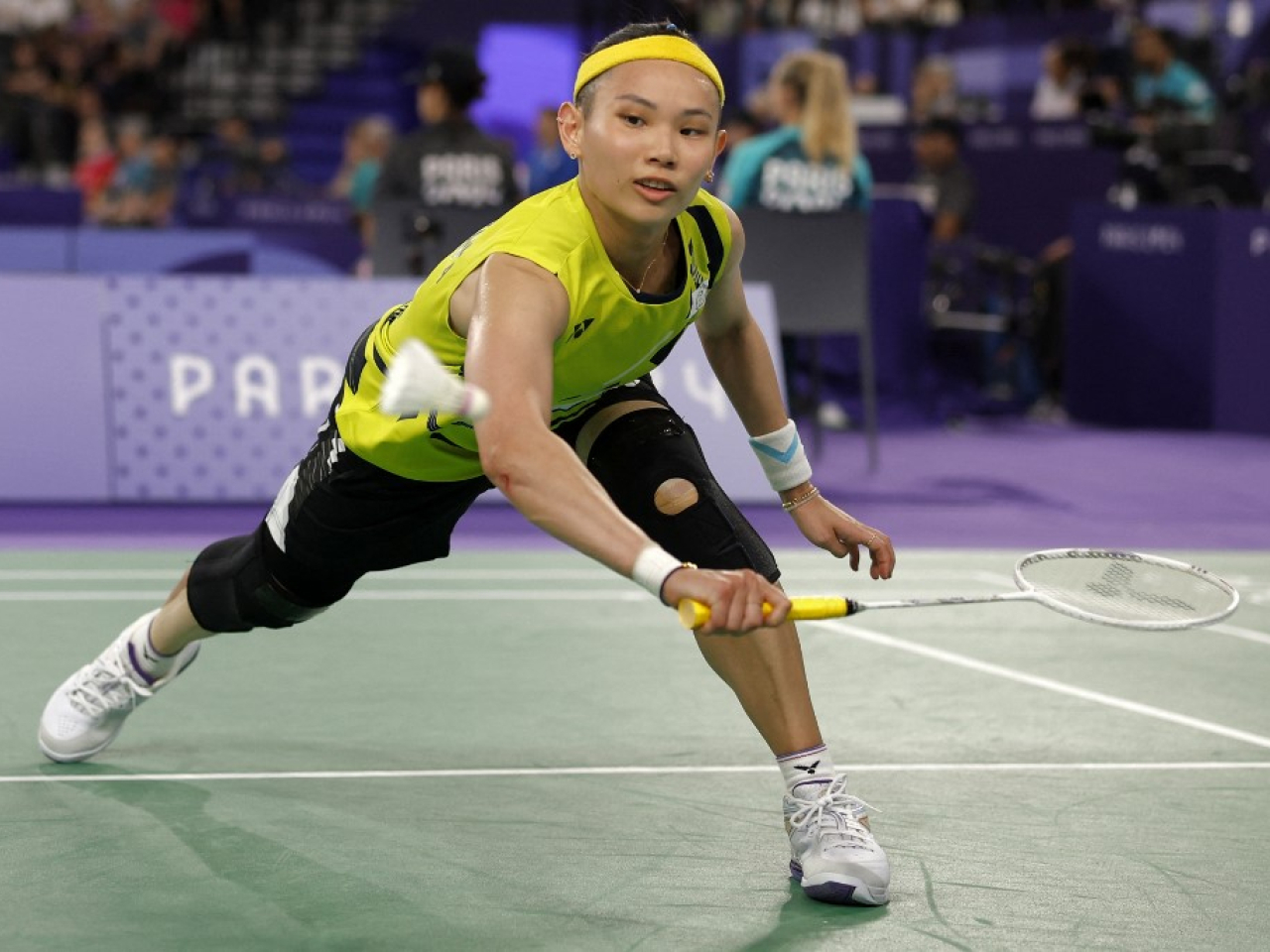 戴資穎去年帶傷出戰巴黎奧運。(法新社資料圖片)