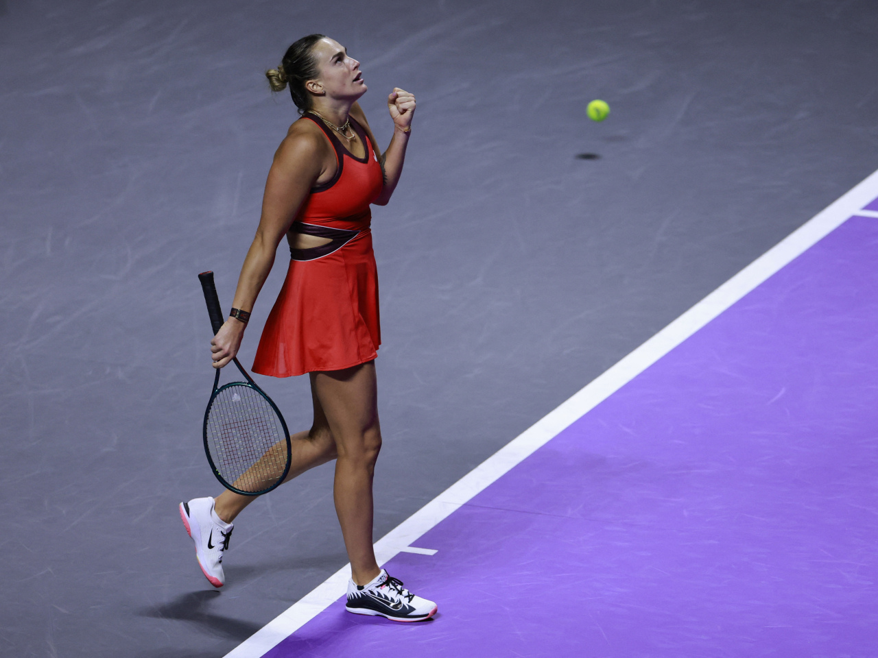 莎芭蓮卡第二次晉身WTA年終賽決賽。（路透社）