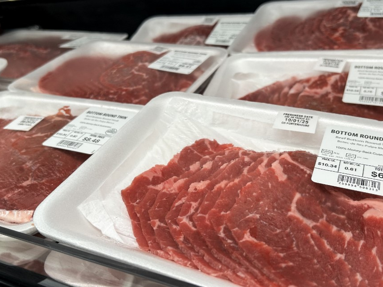 US meat costs have surged in part due to a tighter supply of cattle. File photo: AFP