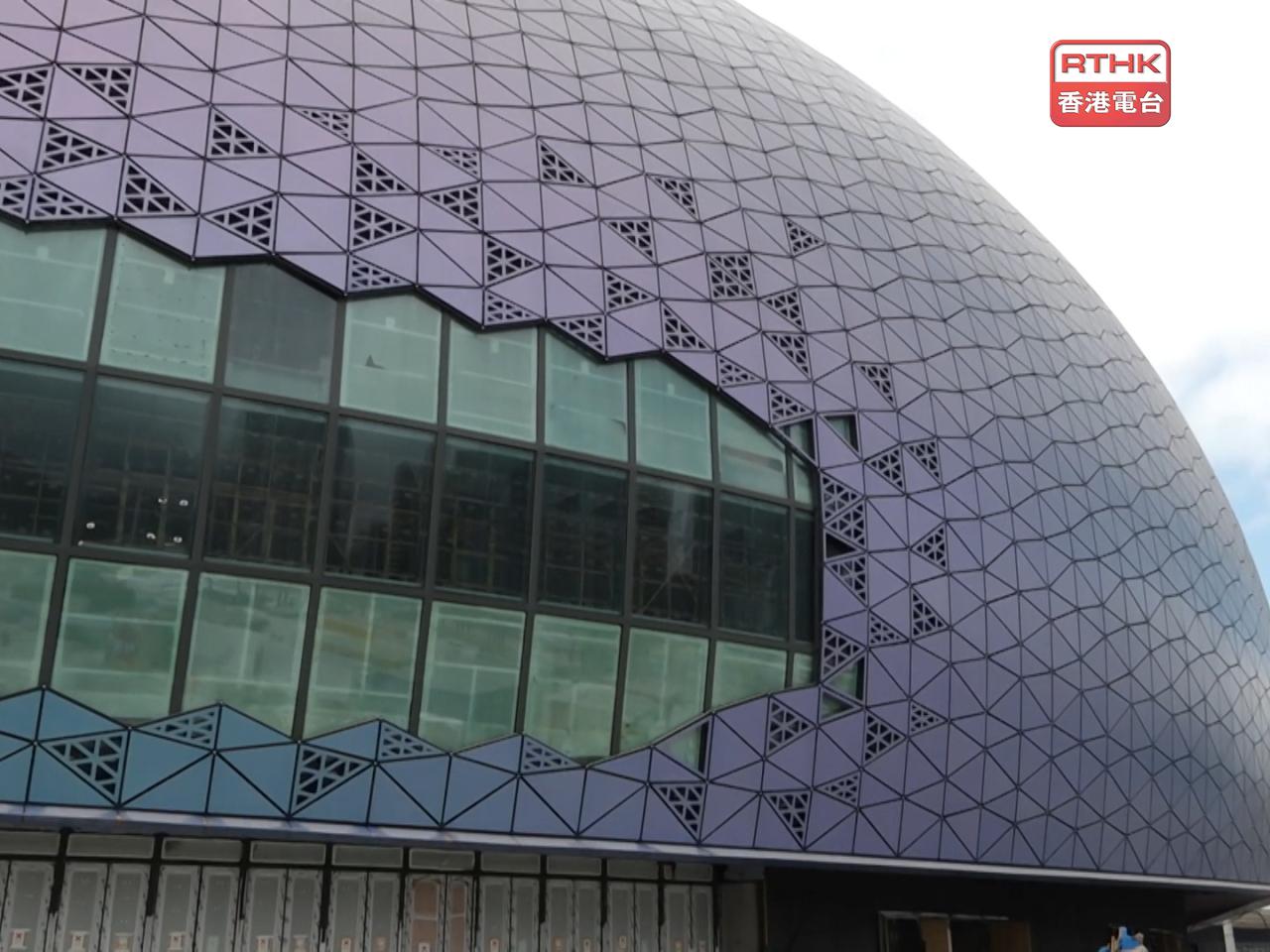 啟德體藝館十五運會票務處有櫃桶被撬開，無金錢損失。（港台圖片）