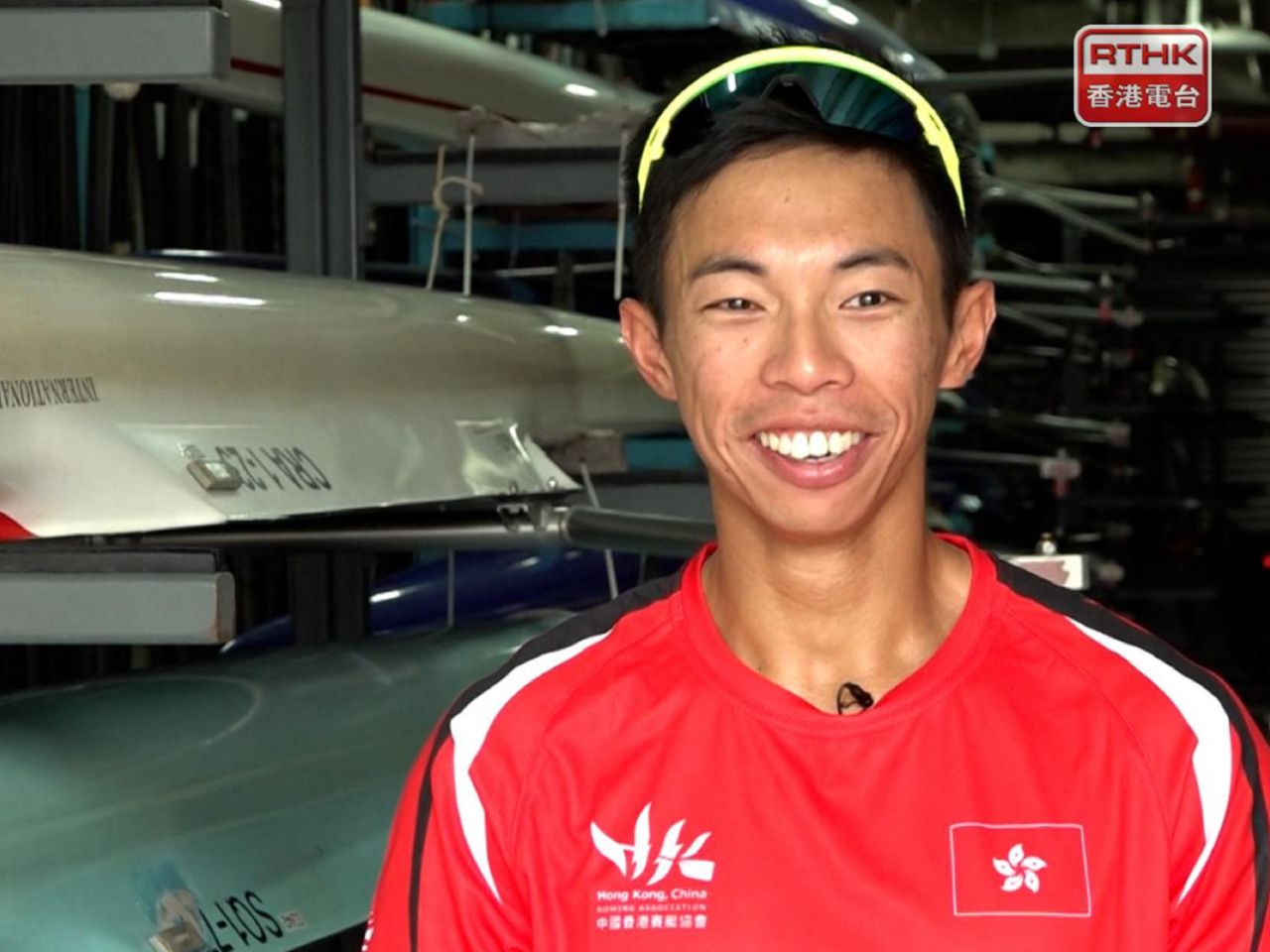 在廣州舉行的男子輕量級單人雙槳艇賽事，趙顯臻將會參與。（港台圖片）