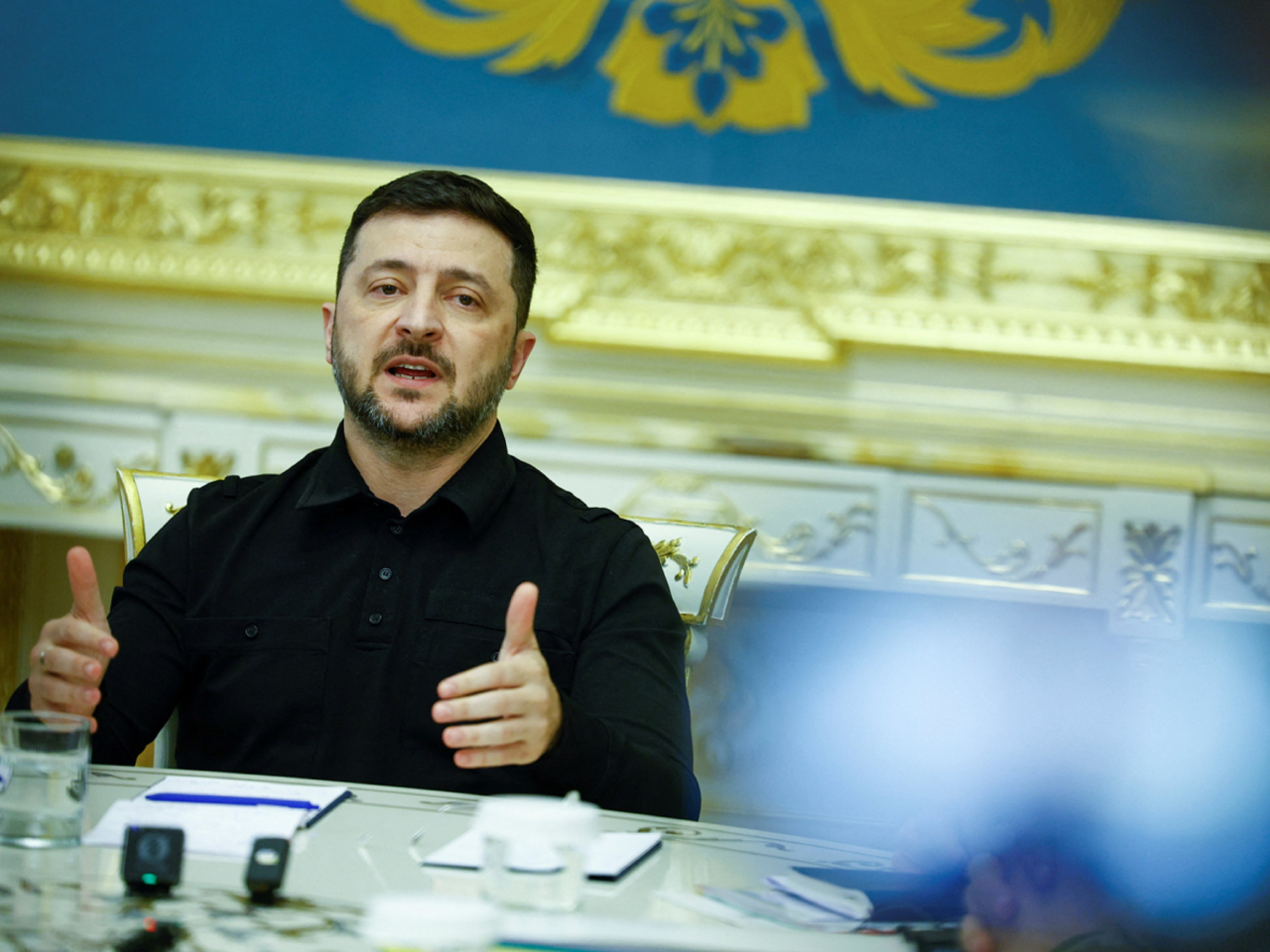 連斯基簽署新的制裁決定。（路透社資料圖片）