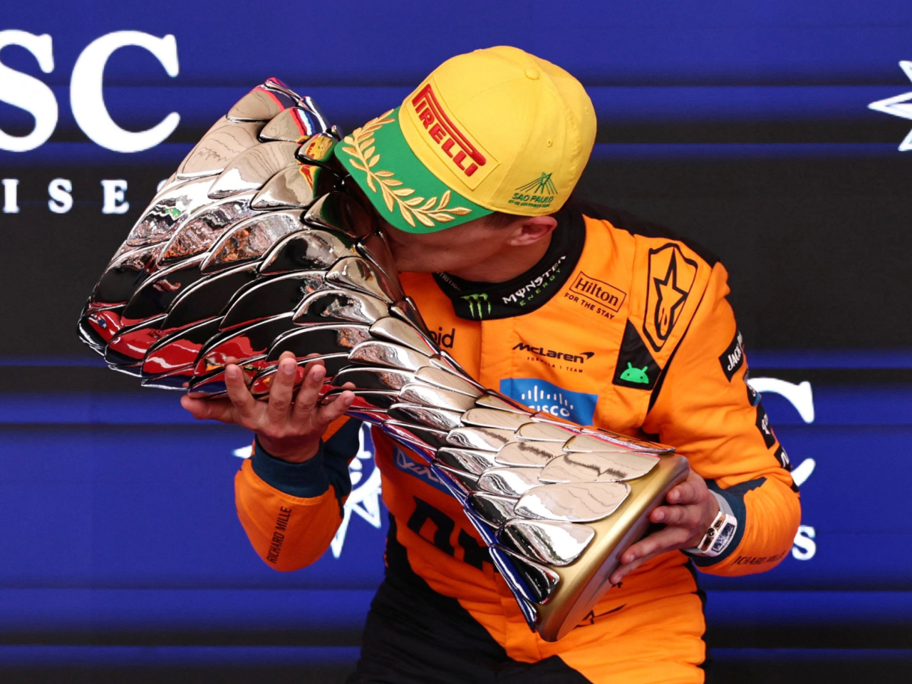 The win draws Norris closer to his first-ever F1 drivers' championship. Photo: Reuters