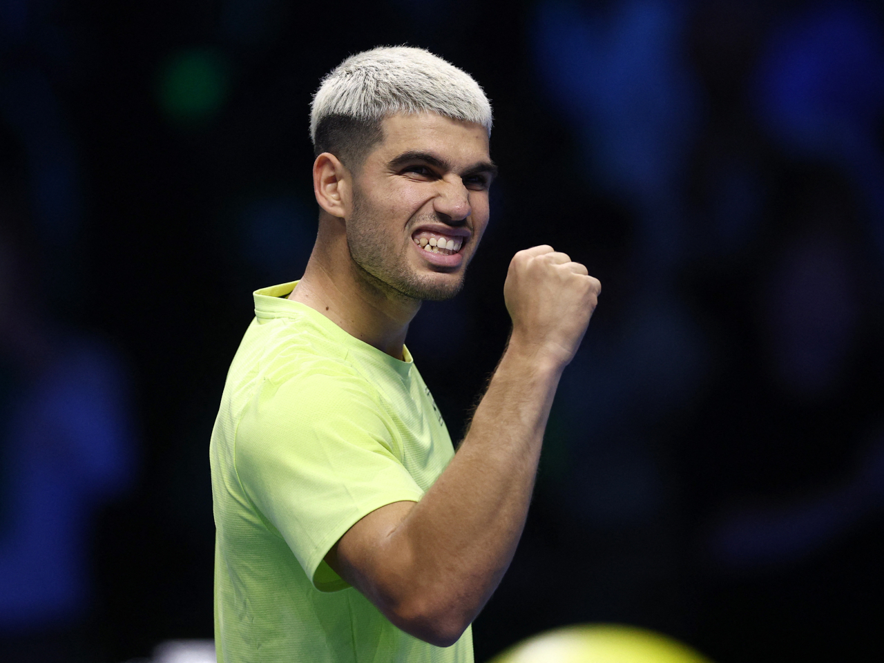Alcaraz powered to a straight sets win over Alex de Minaur in one hour and forty minutes. Photo: Reuters