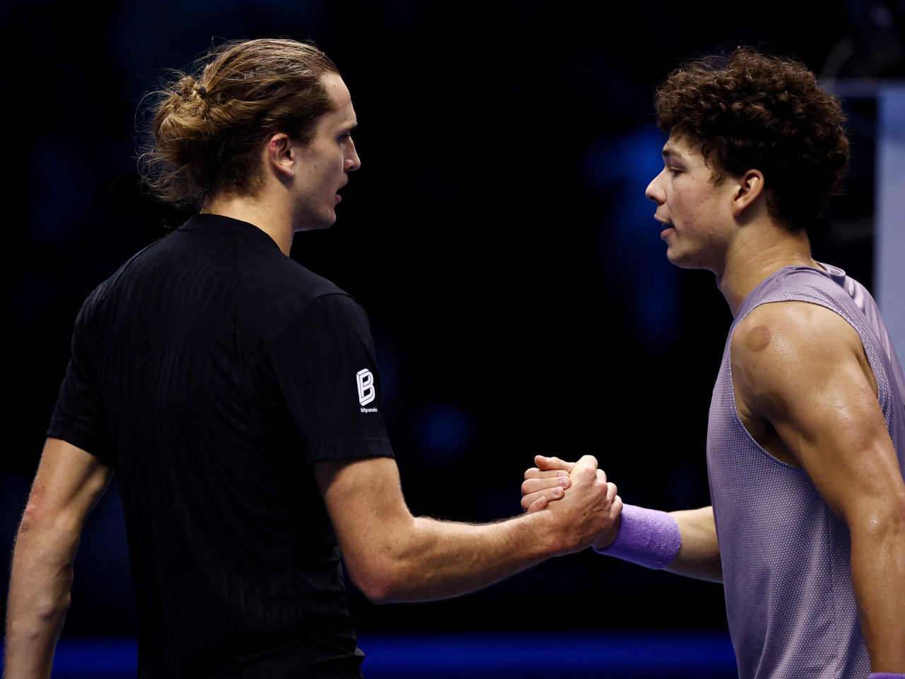 World number three Zverev outlasted Ben Shelton 6-3, 7-6. Photo: Reuters