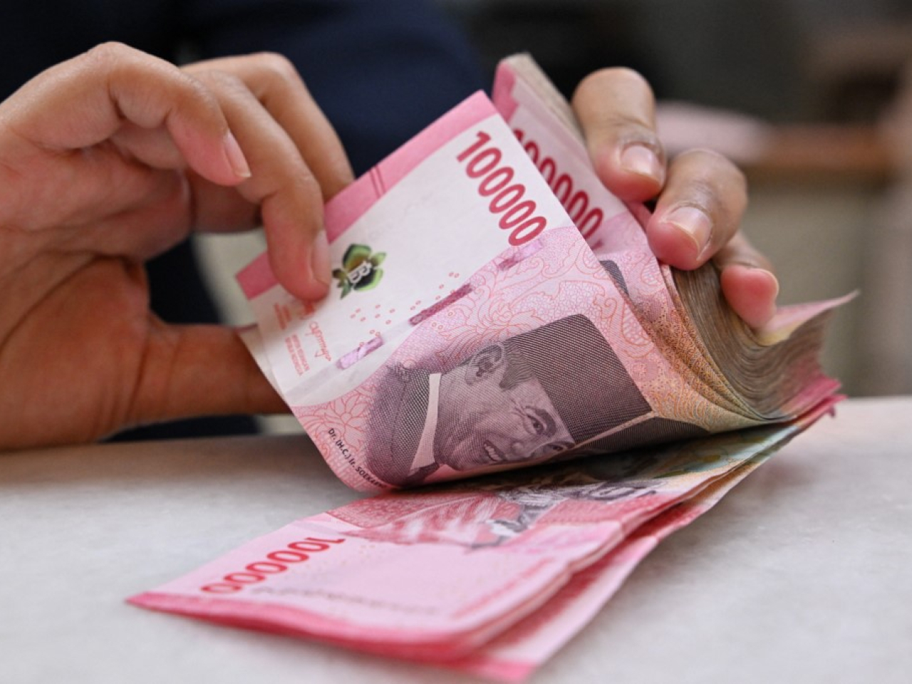 印尼劃推出新法案，調整印尼盾面值以提升經濟效率、維持穩定並提升貨幣信譽。（法新社資料圖片）