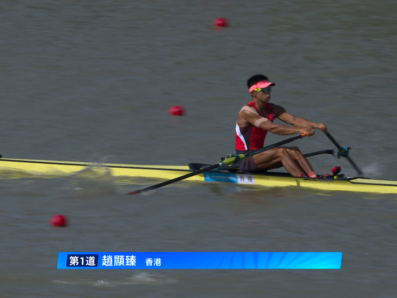 趙顯臻今場決賽排在第一線道起步，最終以第5名過終點，時間為5分06.19秒。