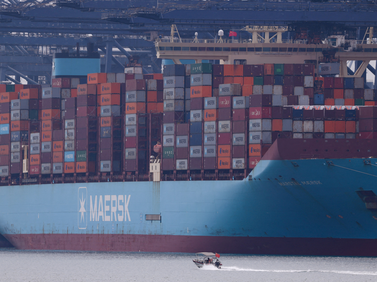 中方暫停對美船舶收特別港務費。(路透社資料圖片)