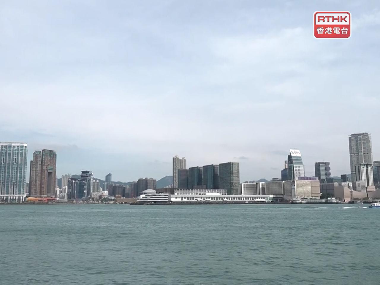 一號戒備信號，現正生效。（郭志強攝）