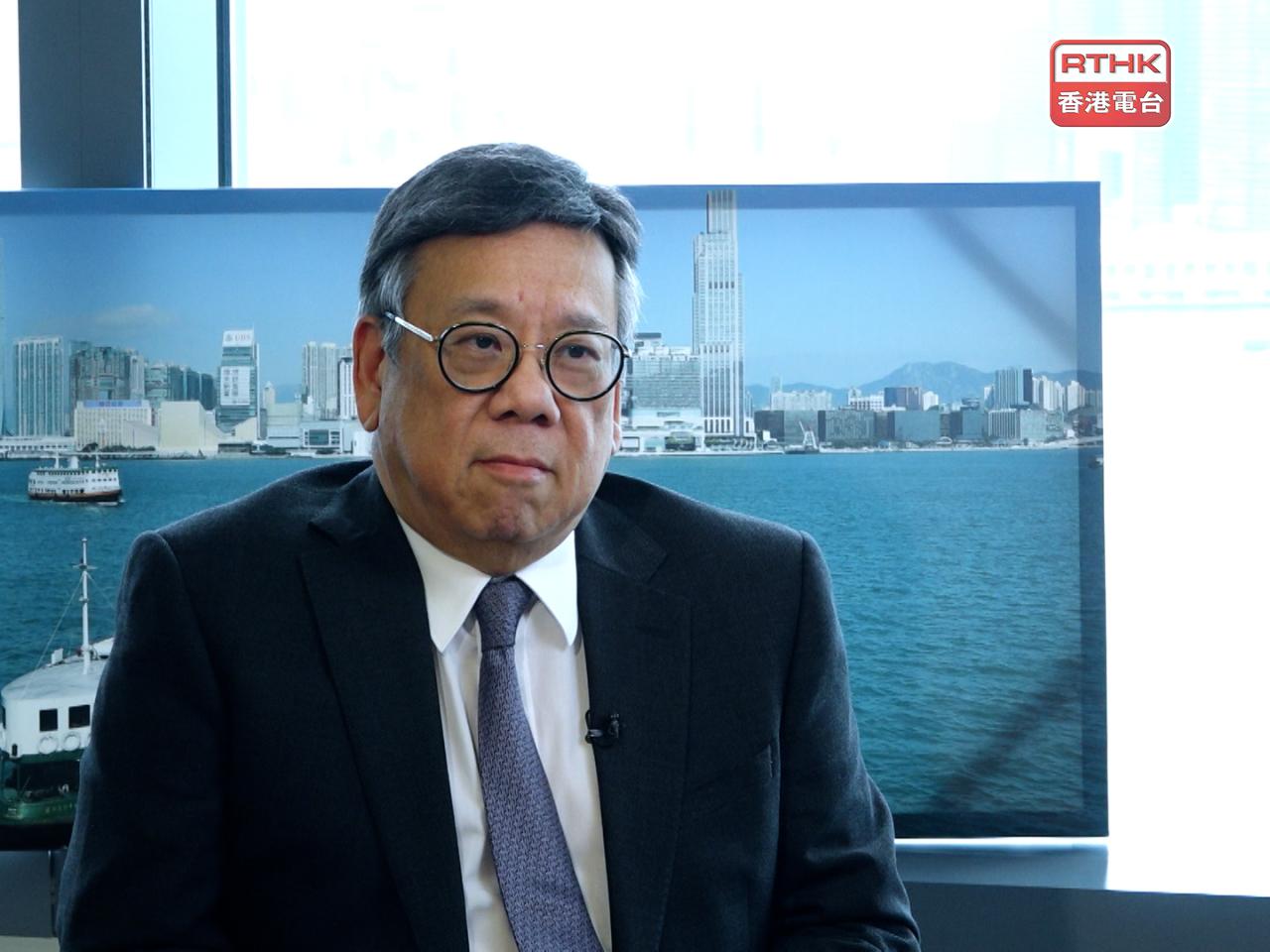 丘應樺表示，特區政府將制訂《發展低空經濟規劃行動綱領》，推動香港成為低空創新應用的核心樞紐。（港台圖片）