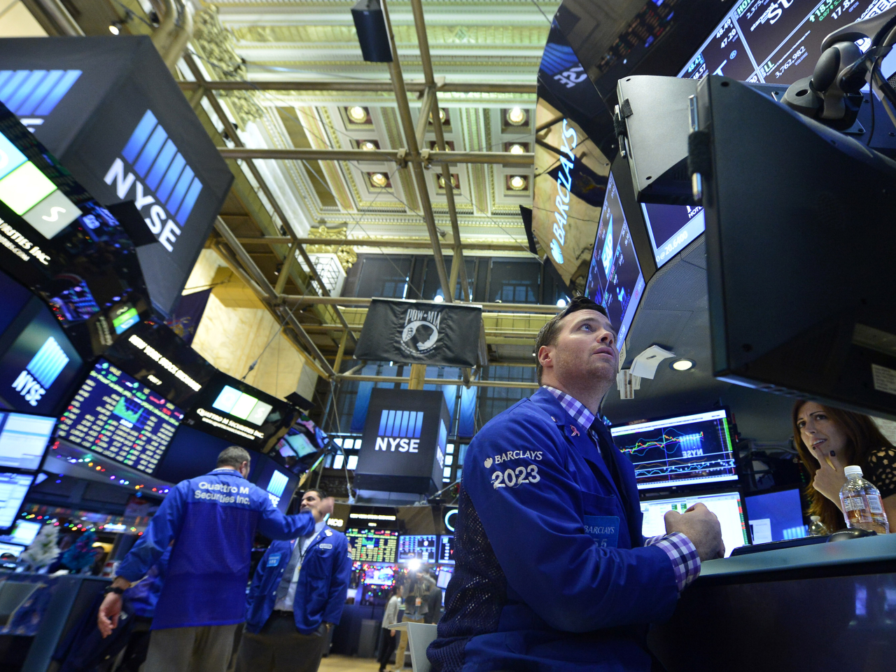 美股初段上升，3大指數升近1%至近2%。（新華社資料圖片）