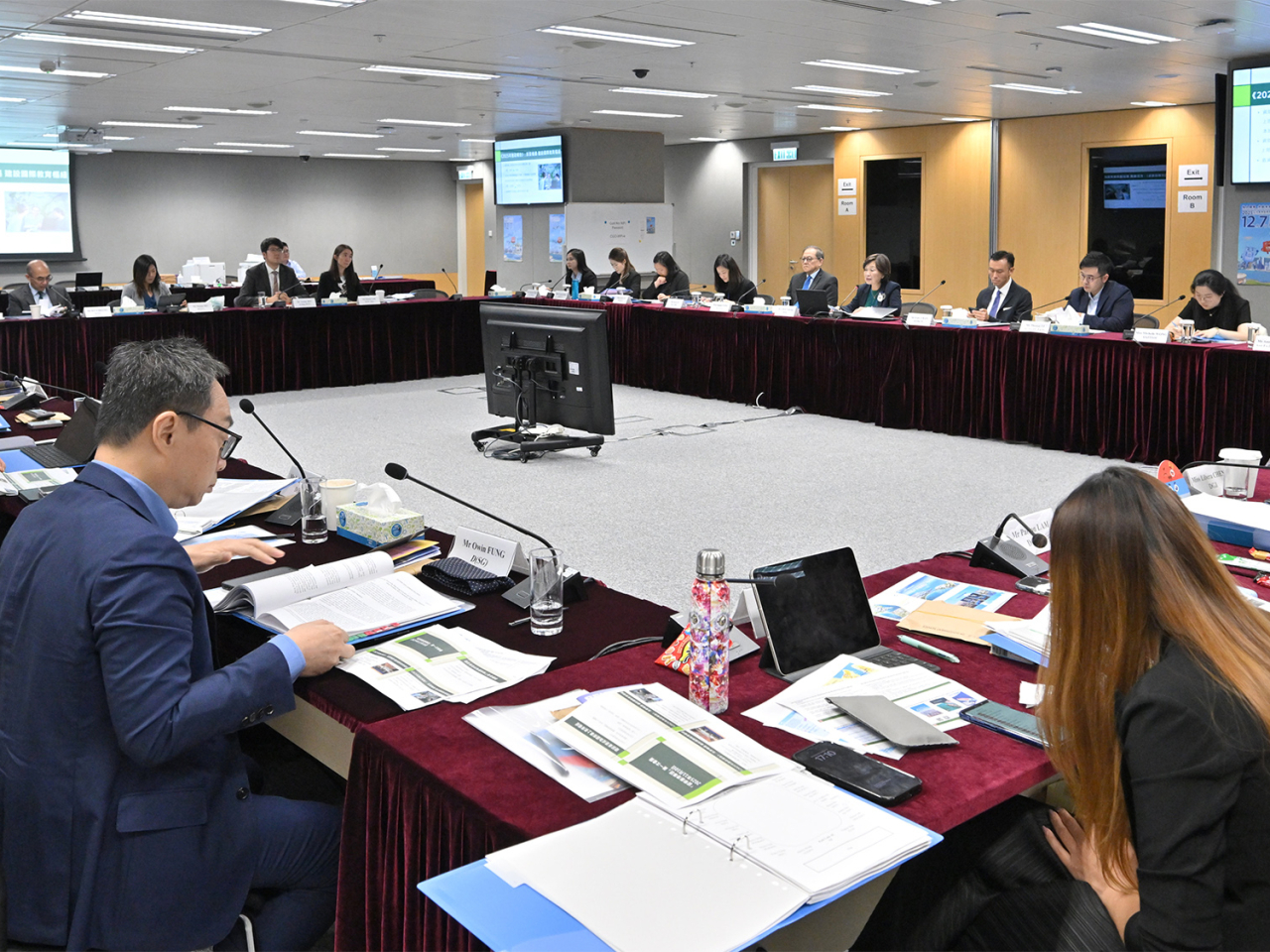 留學香港專班舉行首次會議。（政府新聞處）