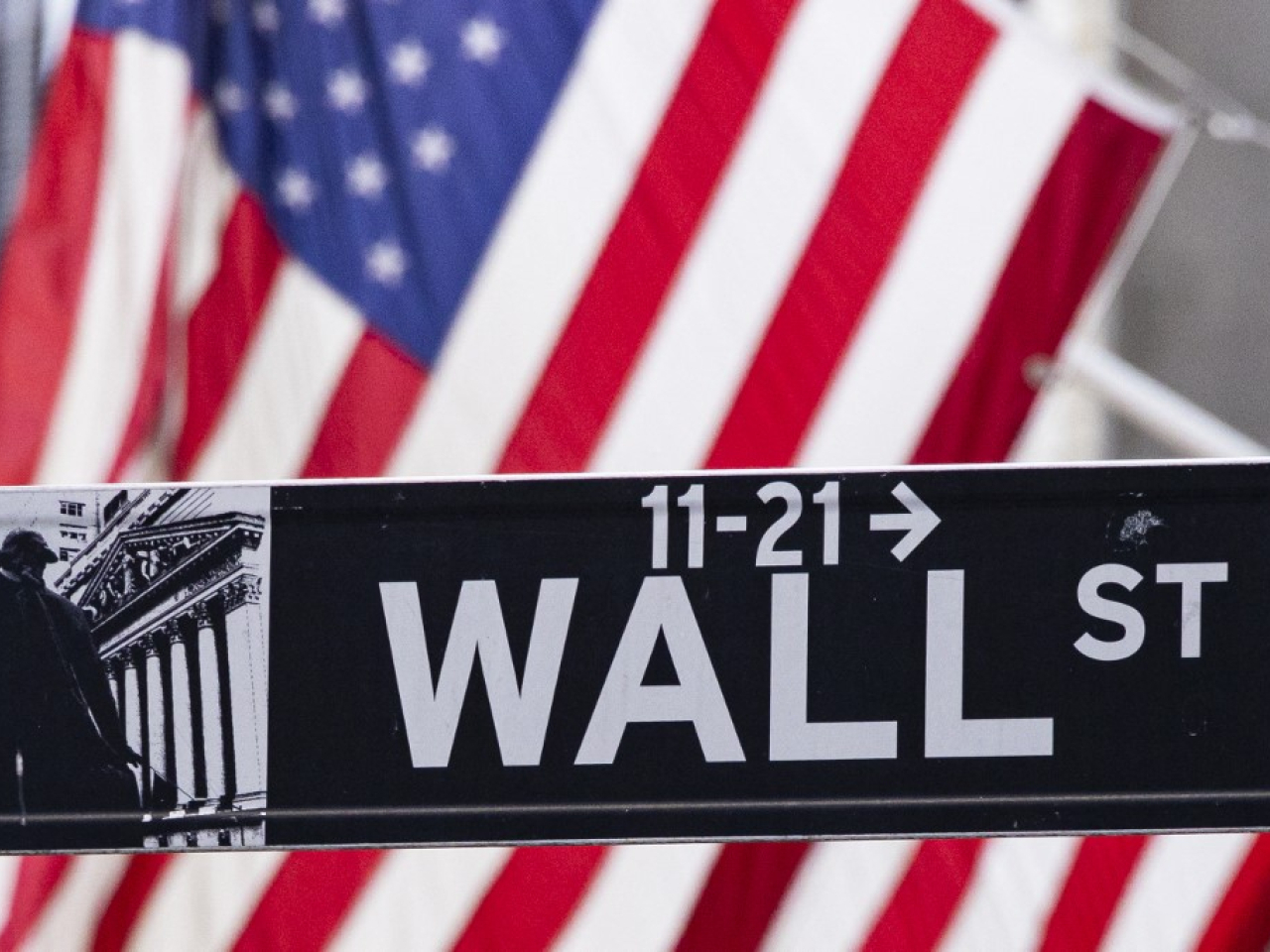 道瓊斯指數收市報47368點，升381點，升幅0.8%。（法新社資料圖片）