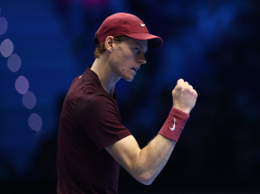 Sinner has won 27 consecutive matches on his preferred indoor hard courts surface. Photo: Reuters