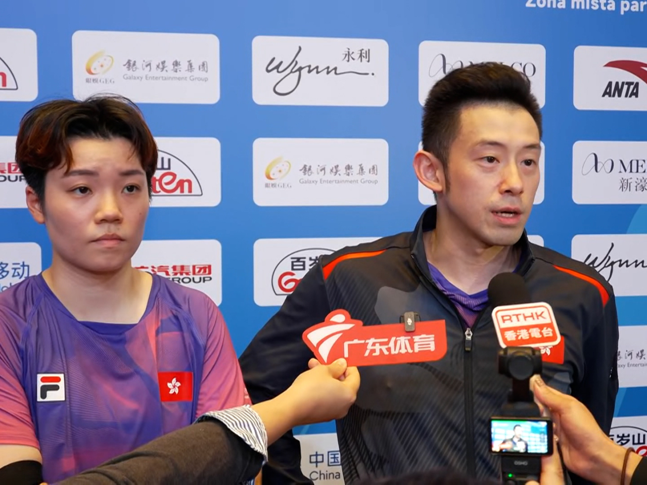 黃鎮廷認為自己與拍檔杜凱琹已發揮出應有水平，希望每場賽事都可以尋求突破。