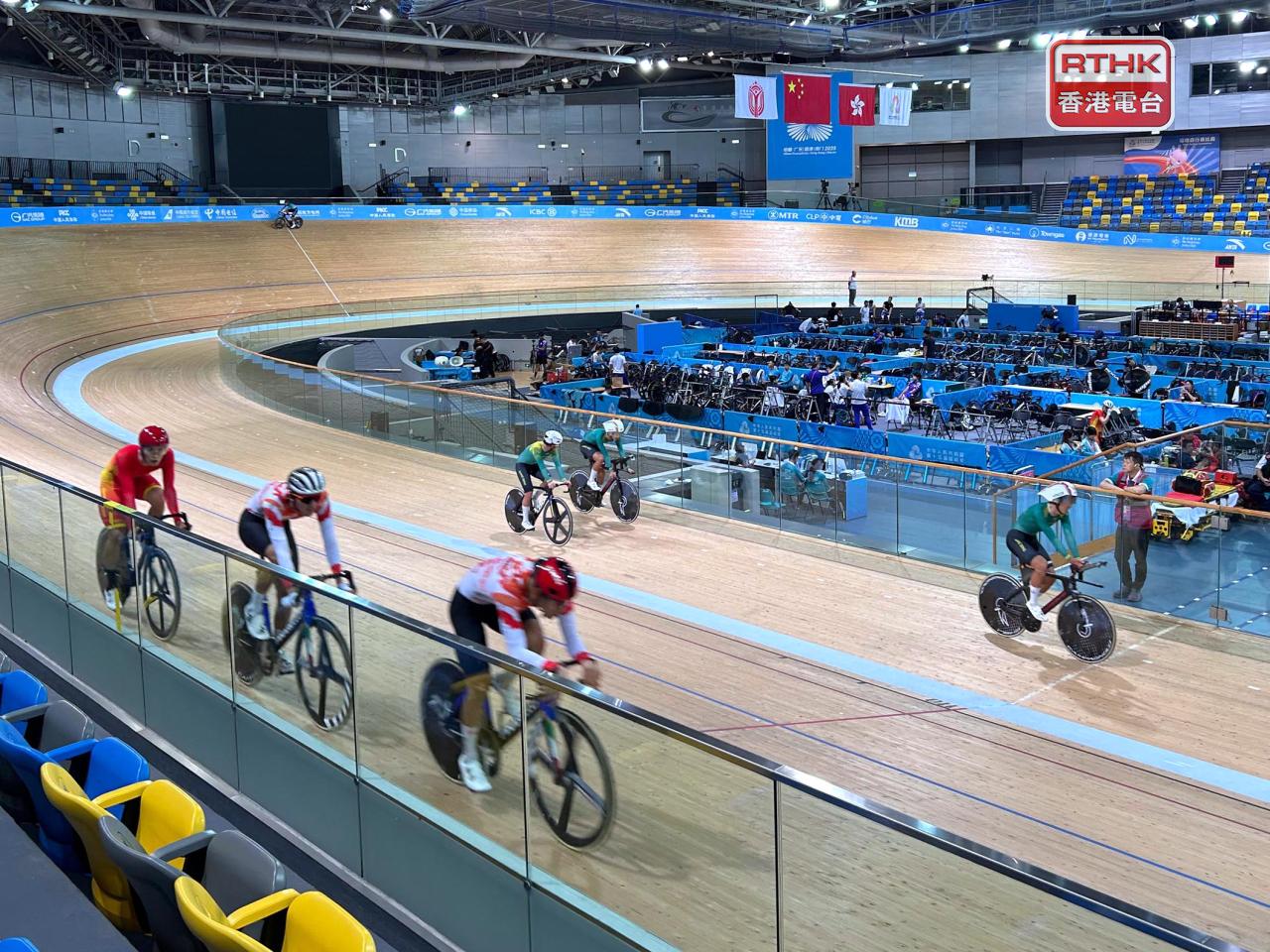 十五運會場地自行車項目，本月13至17日將於將軍澳香港單車館舉行。（林漢山攝）