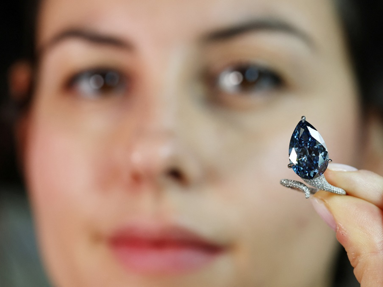 Set in a serpentine ring, it once belonged to Rachel Lambert Mellon, better known as Bunny Mellon, a US horticulturalist, philanthropist and art collector. Photo: Reuters