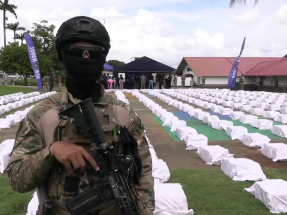 Panamanian authorities say the seizure of some 12 tonnes of suspected cocaine has dealt a significant blow to organised crime. Photo: Reuters