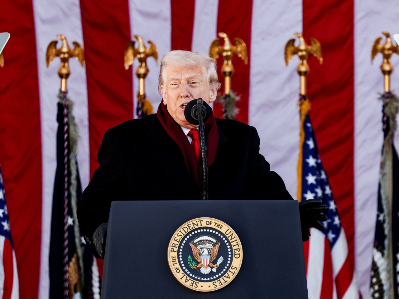 特朗普預計法案將獲得通過，並交由他簽署。（路透社）