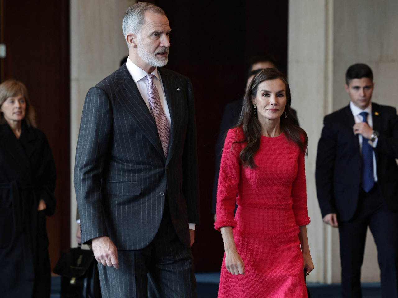 費利佩六世預計今日會在北京與中國領導人會晤。（路透社）