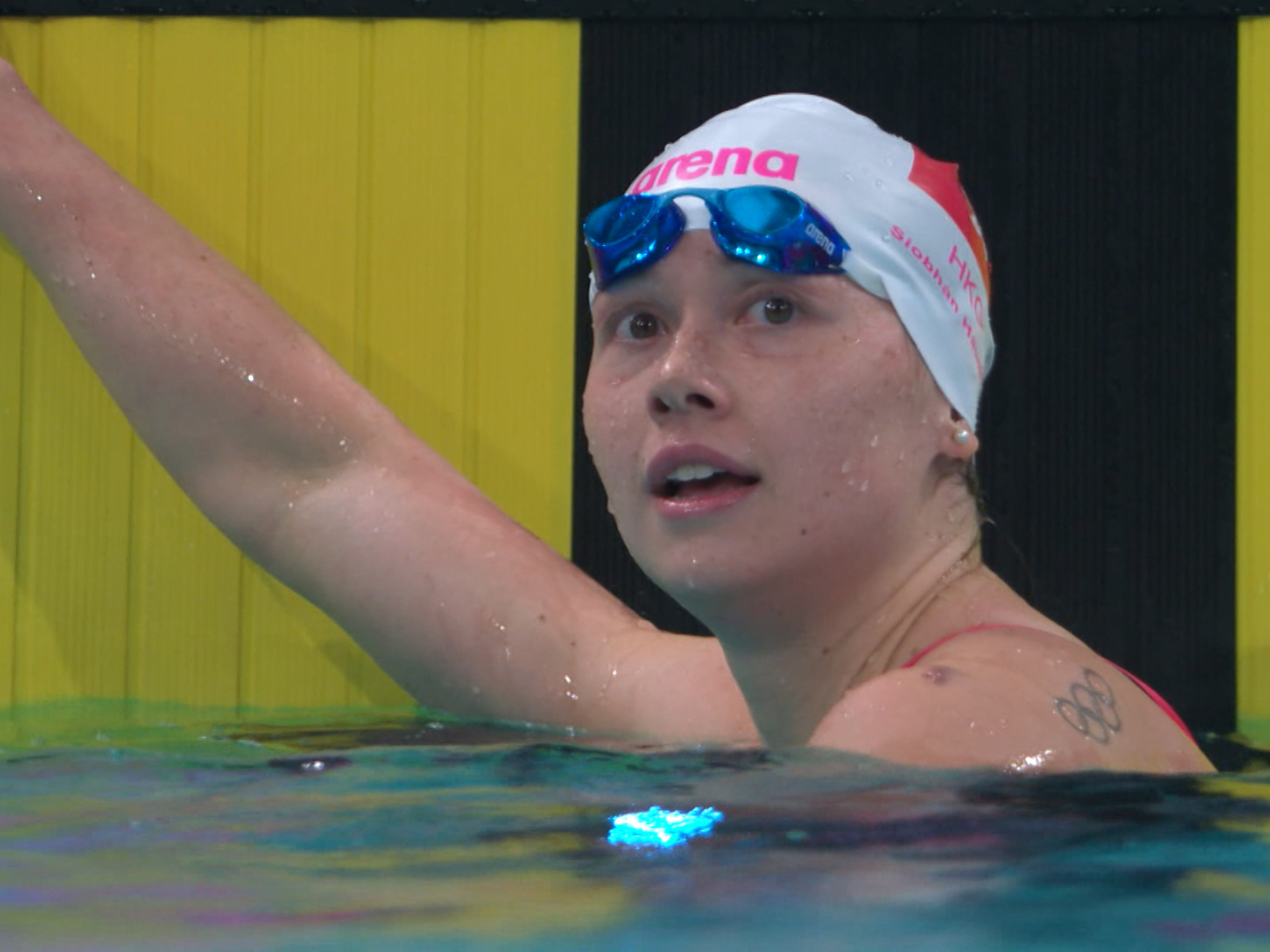 Siobhan Haughey says she is satisfied with her performance as she is still regaining her form.