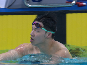 十五運會｜三名港隊泳手晉身男子50米蛙泳複賽
