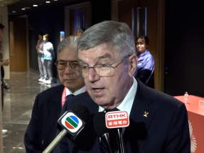 巴赫訪港　稱大灣區具備申辦奧運所需一切條件