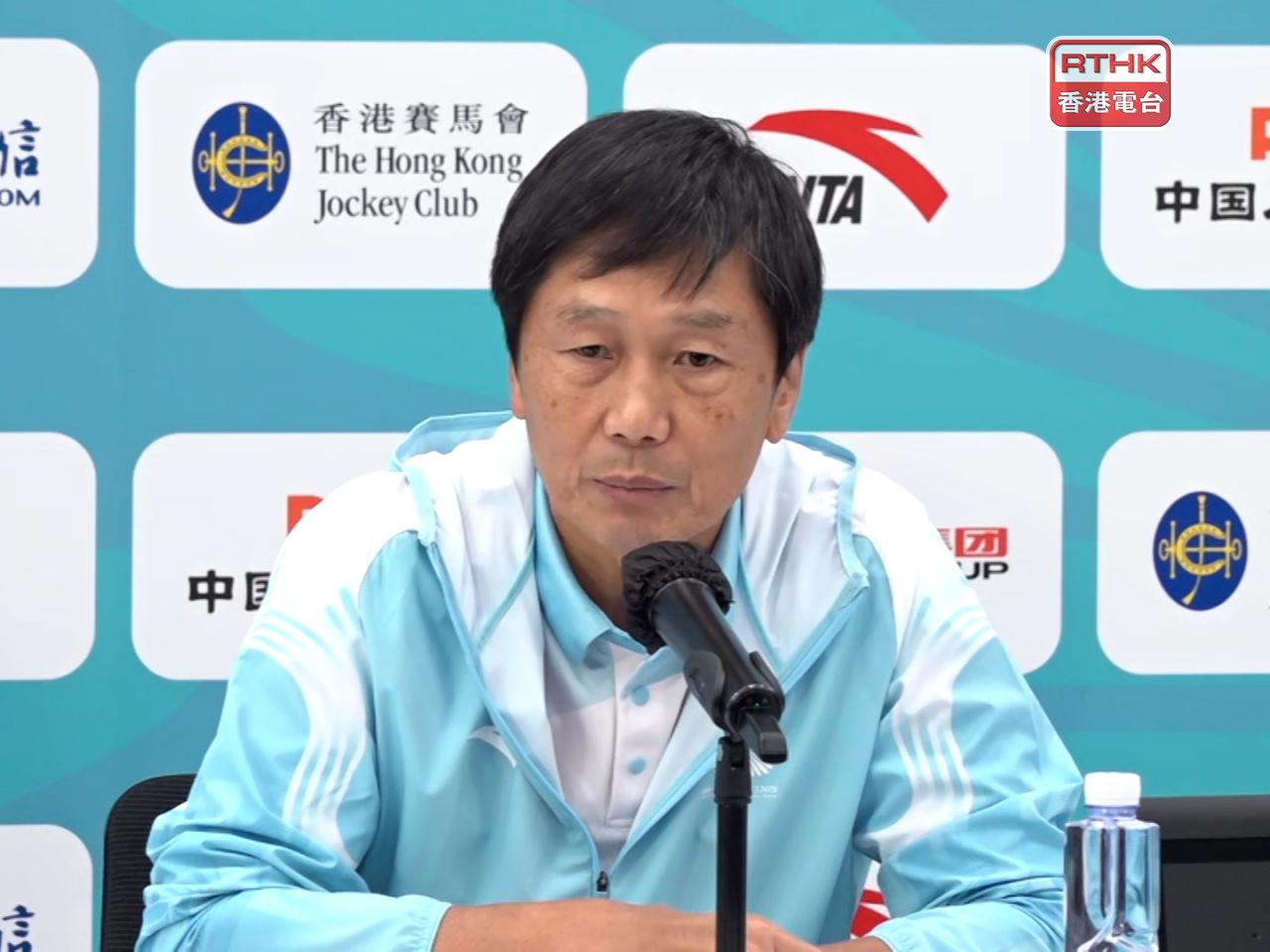 楊德強表示，今次賽事是全運會史上首個跨境馬拉松，男子組賽事將於當日早上7時由深圳灣體育中心出發。（施華駿攝）