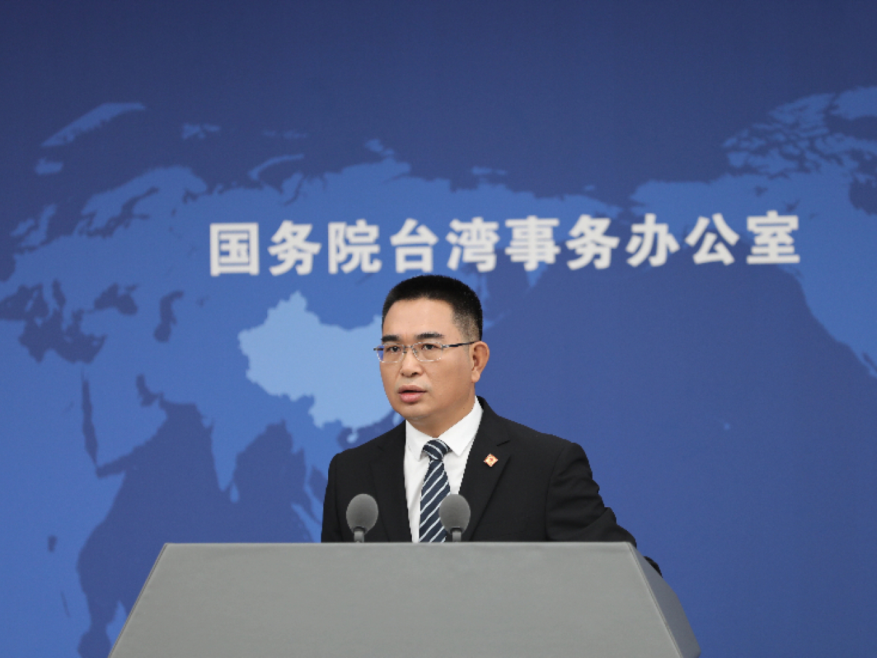 國台辦發言人陳斌華說，外交部已向日方提出嚴正交涉和強烈抗議。（資料圖片）