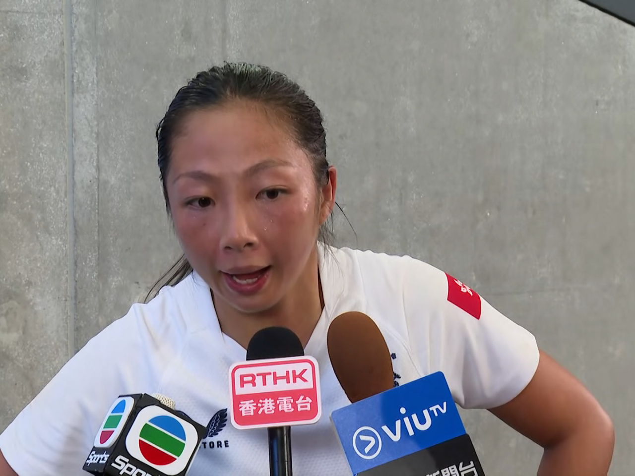 陳穎表示，上半場被四川隊3次達陣，港隊很難扭轉局面，能追近比數代表全隊已經盡力。