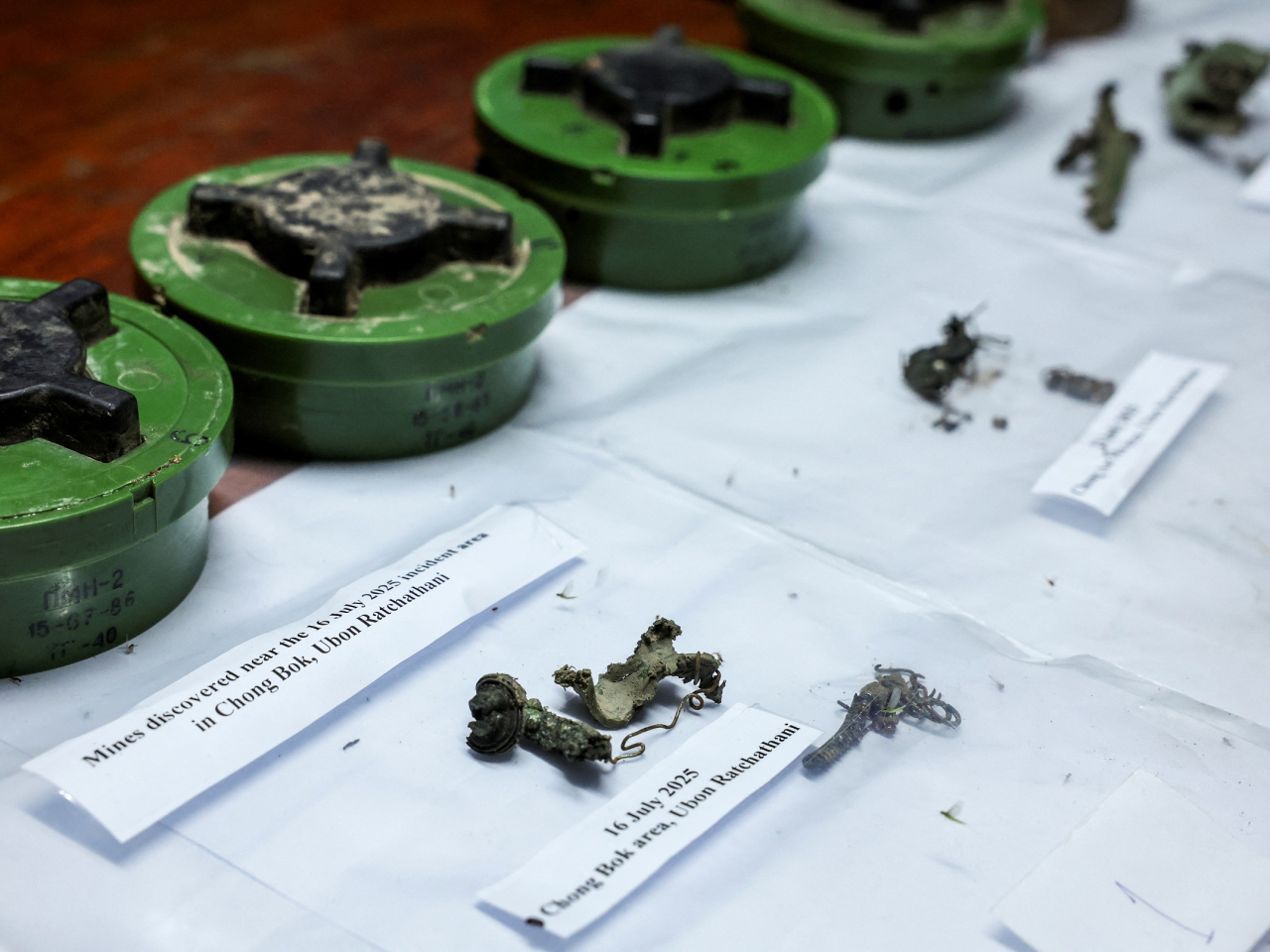 Blasts triggered by landmines were among the catalysts behind the border clashes. Photo: Reuters