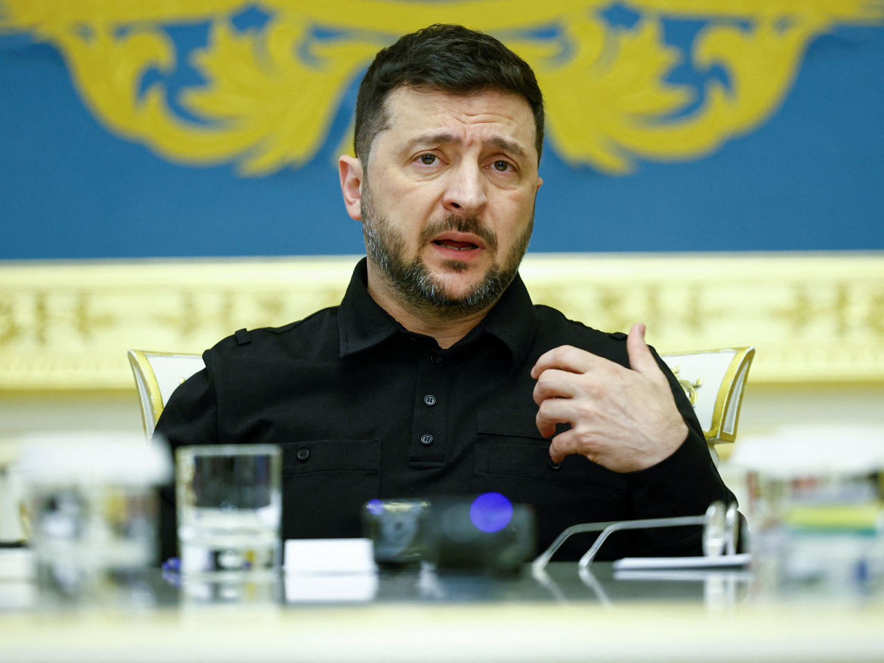 澤連斯基回應案件，說能源領域腐敗絕對不可接受。（路透社資料圖片）