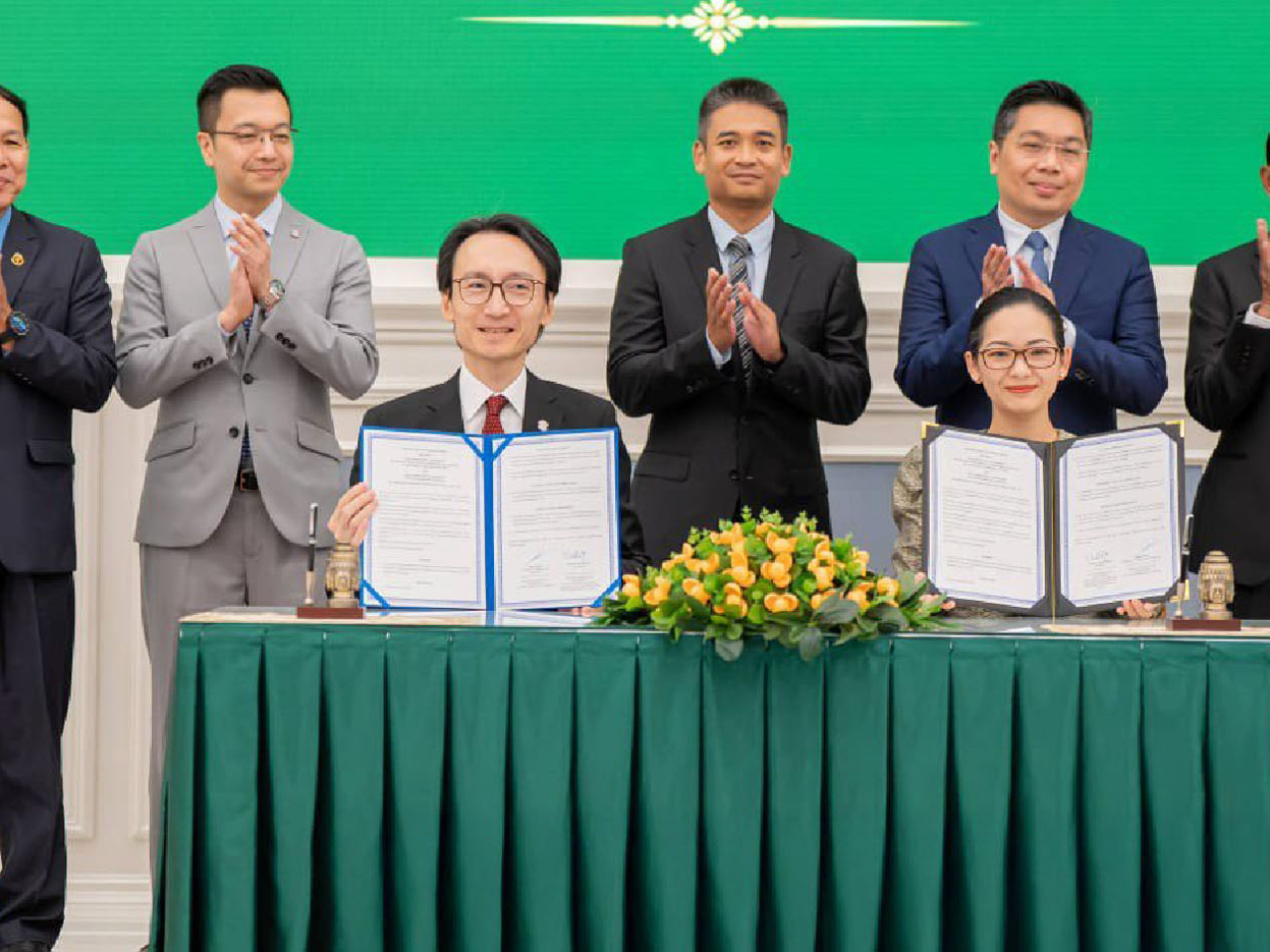 競爭事務委員會與柬埔寨競爭委員會簽署諒解備忘錄。（競委會網頁）