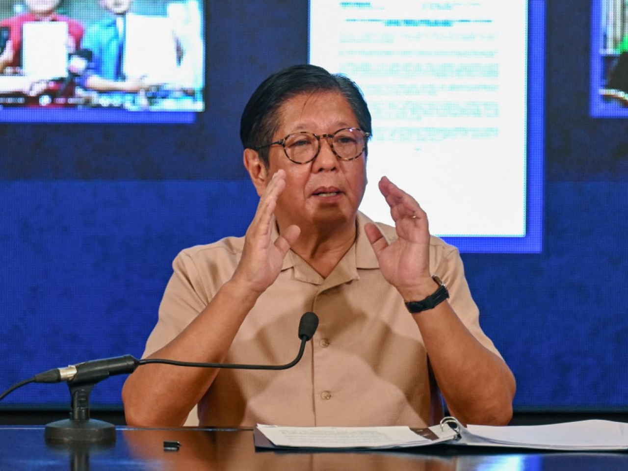 Ferdinand Marcos says criminal cases against most of the people implicated are nearly complete. Photo: AFP.