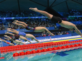 十五運會｜港隊麥世霆在男子50米蛙泳決賽得第5名