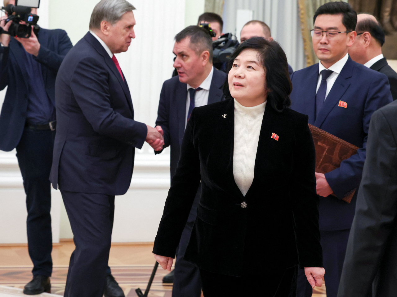 崔善姬強調，只要外部核威脅，以核武謀霸權的勢力存在，北韓就將始終擁護確立永久擁核地位的《憲法》。（路透社資料圖片）