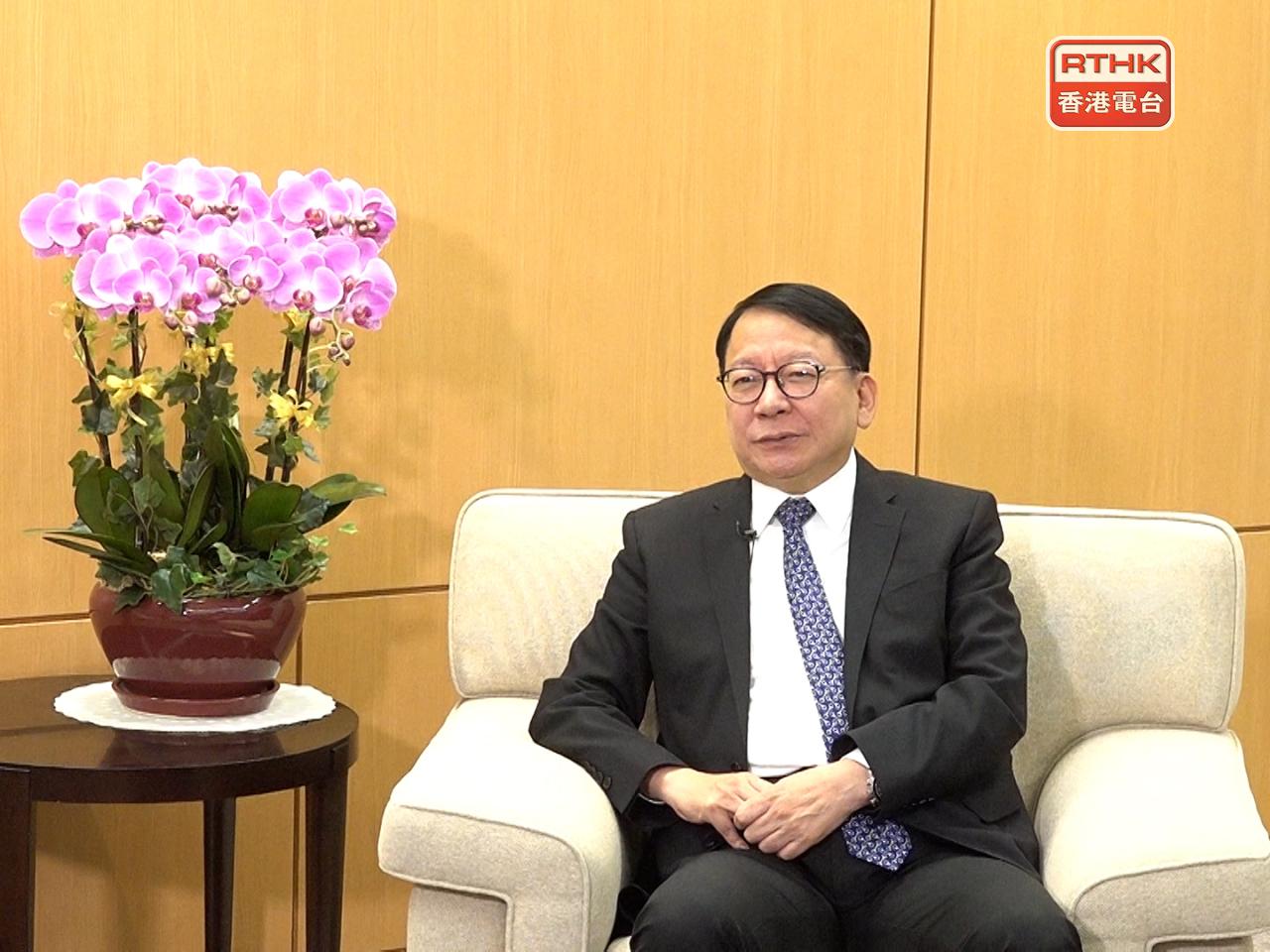 Eric Chan says civil servants will not be pressured to vote in the Legco election and that ballots remain confidential. Photo: RTHK