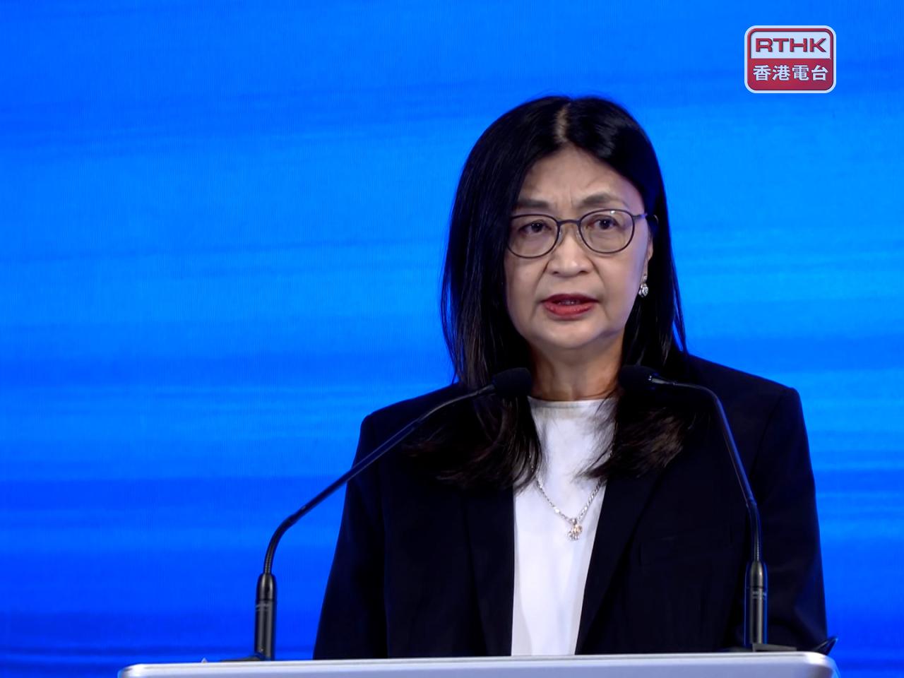 政府再度委任梁鳳儀為證監會行政總裁。（港台圖片）