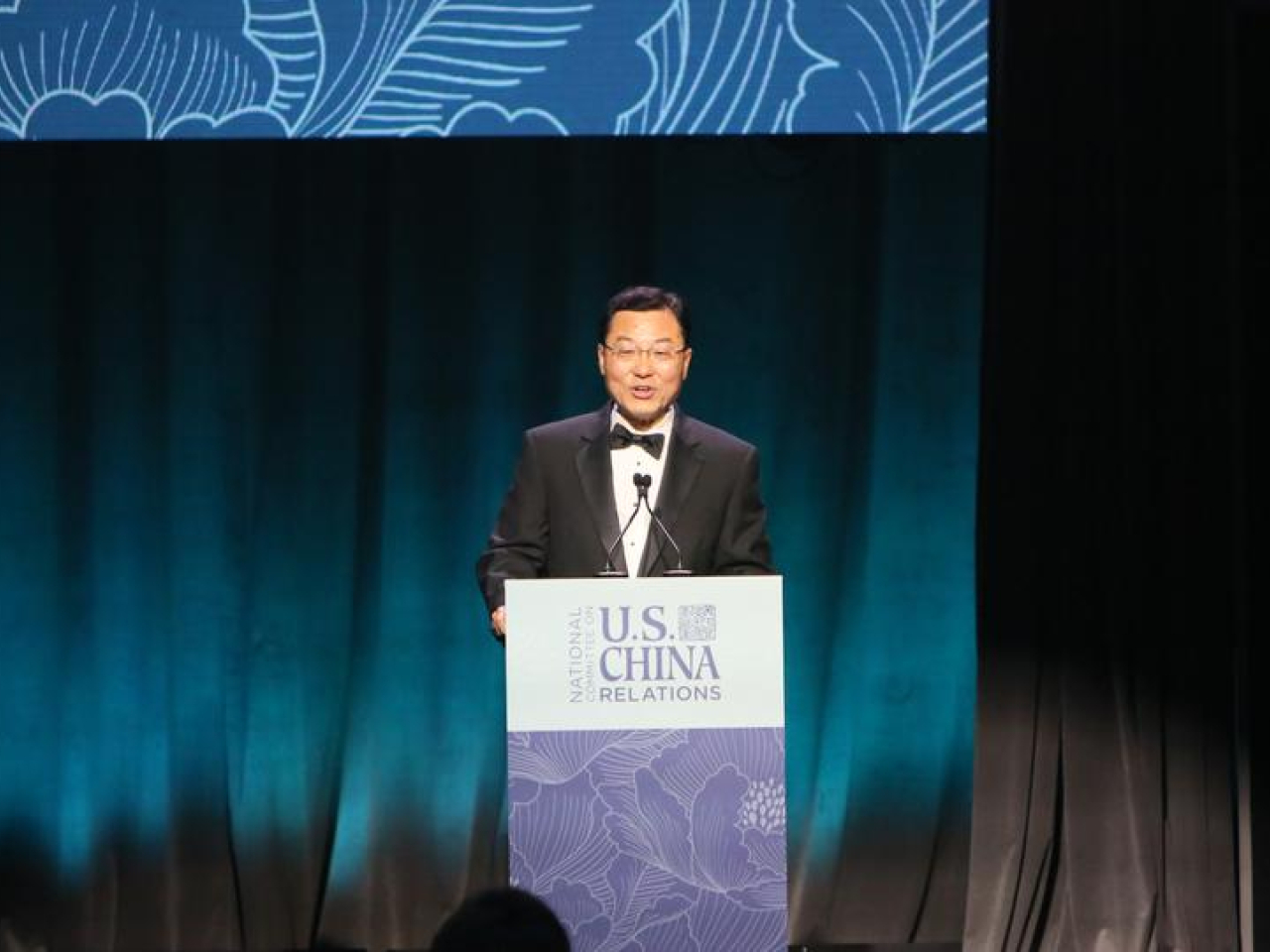 謝鋒表示，中共二十屆四中全會審議通過「十五五」規劃建議，將為中美工商界開闢更廣闊的合作空間。（新華社資料圖片）