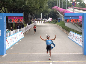 十五運會｜跨境馬拉松賽事早上舉行　寧夏選手何杰最先衝線